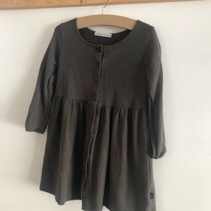 Organic Kids button up dress